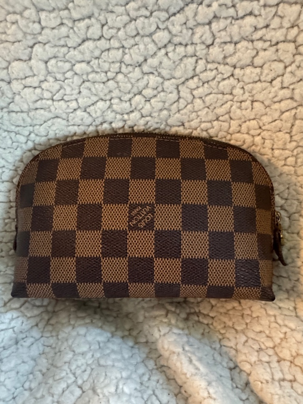 Louis Vuitton Brown Damier Canvas Pouch